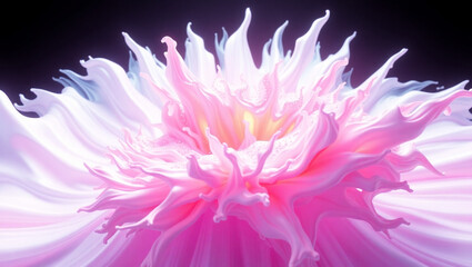 Fototapeta premium 3d abstract pink background minimalist
