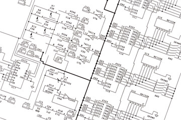 A schematic drawing with a transparent background.