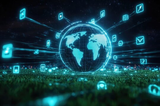 Global digital network (1) - Powered by Adobe