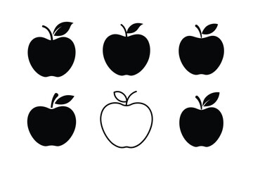 3D Apple Graphic Icon Vector Format