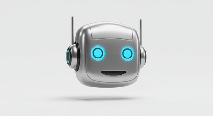 Robot head illustration