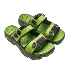High Performance Water Resistant Sandals with Advan Isolated on Transparent Background