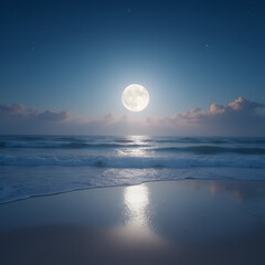 Full_moon_over_tranquil_beach_at_twilight,_pastel