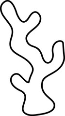 Coral Outline Coloring