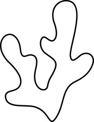 Coral Outline Coloring