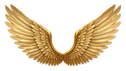 Golden Wings. PNG.