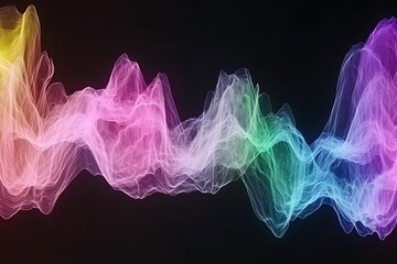 Fototapeta premium Abstract colorful wave design