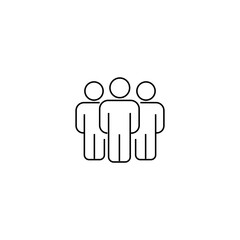 single outline icon teamwork. linier icon collection. editable stroke. vector illustration