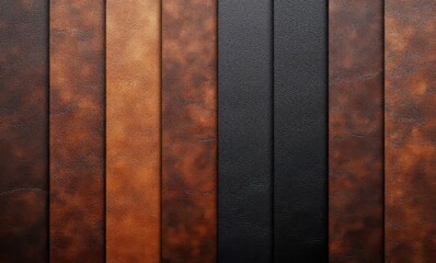 Close-up of assorted leather textures in rich tones, highlighting craftsmanship and depth.