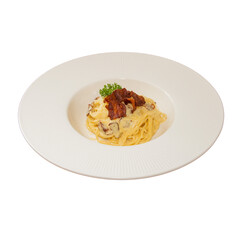 Capellini Carbonara Sauce