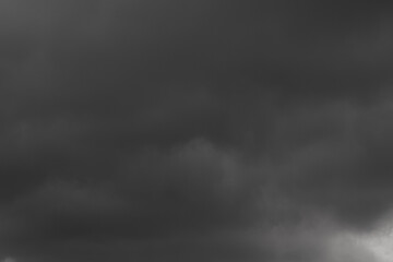 black and grey clouds background before rainy