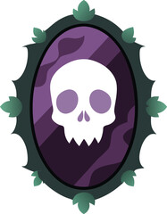 vector illustration of a skull