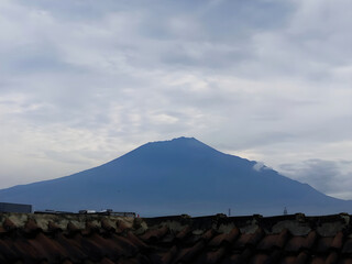 Mountain Landscape Under Cloudy Sky