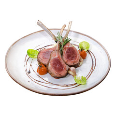 Grilled Australian Lamb Ribs with Mint Sauce