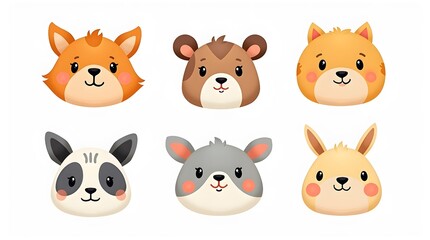 Obraz premium Adorable cartoon bear illustration. Perfect for children's books, educational materials, and cute designs.