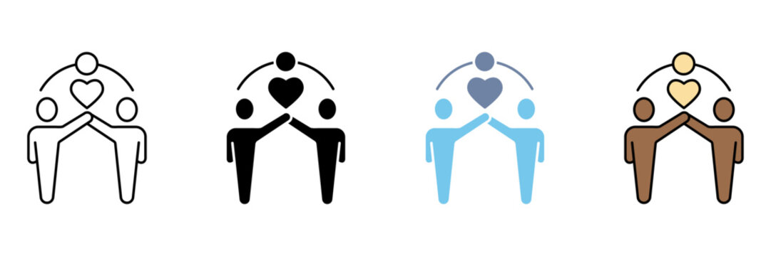belonging concept line icon. Simple element illustration.