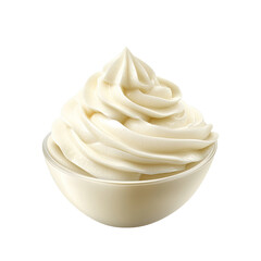 Creamy, smooth whipped topping in a bowl