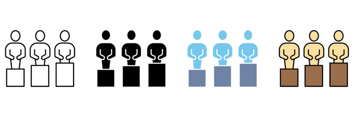 EQUALITY concept line icon. Simple element illustration.