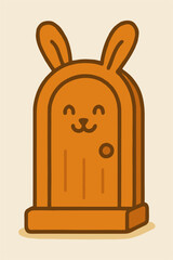 cute door like a cat