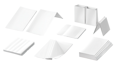 Various book and document layouts