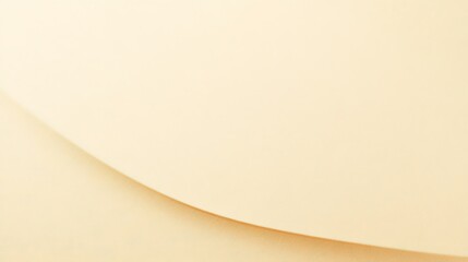 Elegant Beige Paper Texture with Soft Curves and Shadows
