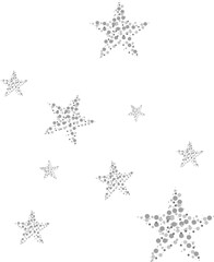 Glitter Stars Overlay
