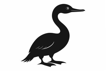 cormorant  silhouette vector