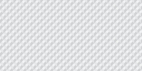 Fototapeta premium Abstract geometric white and gray background seamless mosaic and low polygon triangle texture wallpaper. Triangle shape retro wall grid pattern geometric ornament tile vector square element.