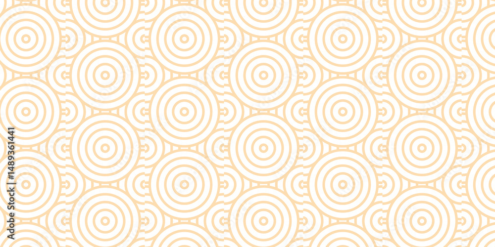 Poster overlapping pattern minimal diamond geometric waves spiral abstract circle wave line. wood color sea