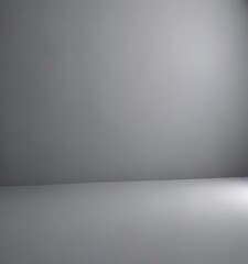 Smooth grey gradient studio, ideal product showcasing, backdrop, still life
