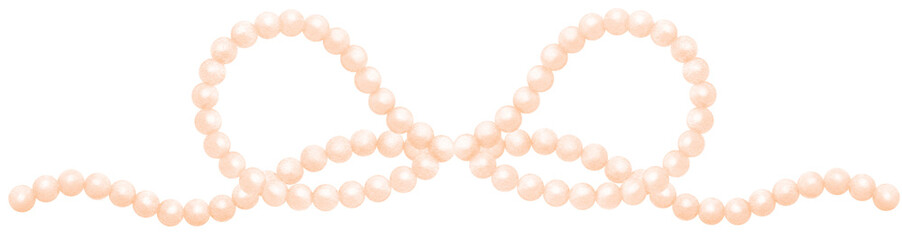 Cute White Pearl Ribbon Bow Border Watercolor vintage y2k Aesthetic