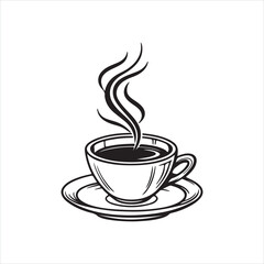 Minimalist Coffee Cup Icon