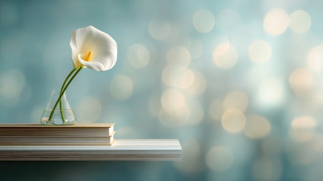 Elegant Flower Background For Zoom Virtual Meetings And Online Gatherings