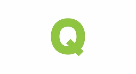 Fototapeta premium letter Q