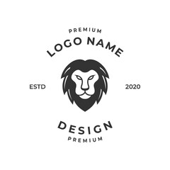 lion head logo, perfect for fashion and clothing industry
