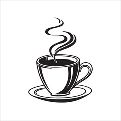 Minimalist Coffee Cup Icon
