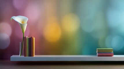 Stylish Colorful Zoom Virtual Background For Professional Meetings