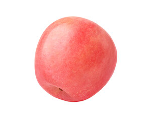 red apple on white background