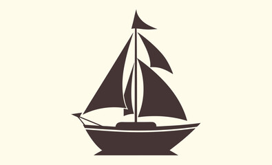 Sailing ship silhouette, Sailing ship illustration, Vintage sailboat vector, Ocean ship graphic, Nautical vessel silhouette, Tall ship icon