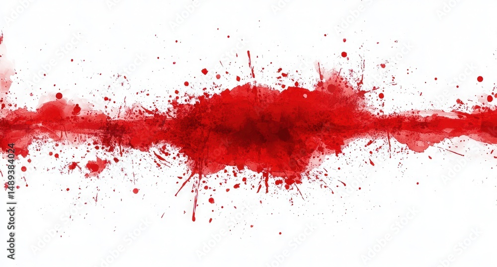 Poster vibrant red paint splatter background with abstract splash for artistic and creative design projects