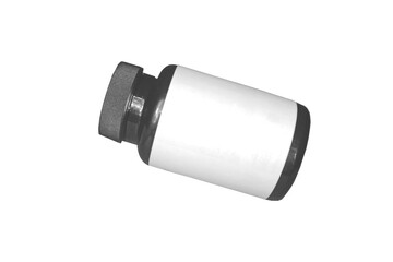 Black Pill Bottle Mock up with Blank Label – Medical Product Template for Branding