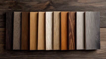 Wood Grain Texture Samples A Diverse Collection of Colors and Finishes for Interior Design