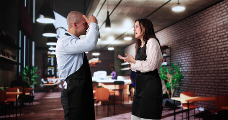Conflict At The Cafe: Young Worker Stands Up