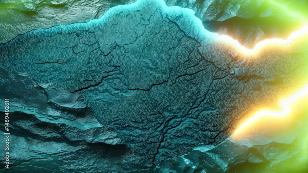 Poster seamless deep teal rugged backdrop with abstract texture and animated graphic effects