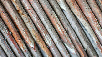 Rustic Weathered Wood Texture Diagonal Pattern of Aged Timber