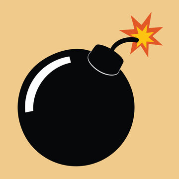 recommend clip art: Cartoon Bomb with Lit Fuse and Yellow Explosion Vector Illustration. Cartoon Bomb Icon with Lit Fuse and Explosion Clipart