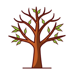 Tree Vector Nature Artwork Design Illustration