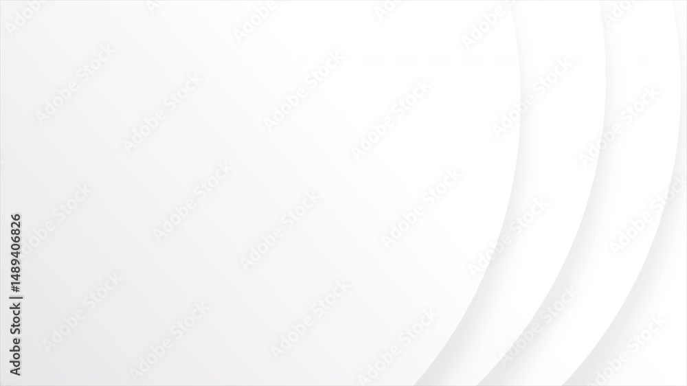 Poster minimal white abstract background with clean geometric shapes and soft gradients