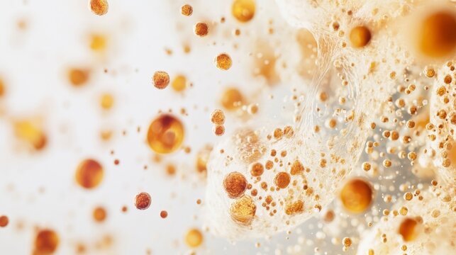 Detailed Microscopic View of Nucleotide Components in Yeast Extract