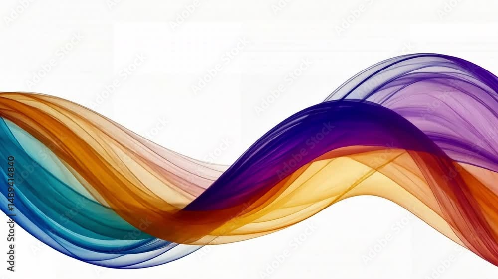 Poster colorful abstract waves dynamic fluid design art background with vibrant patterns and textures creat